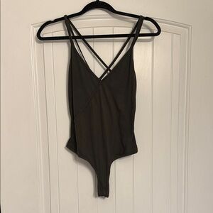 PacSun Chocolate Wrap Bodysuit
